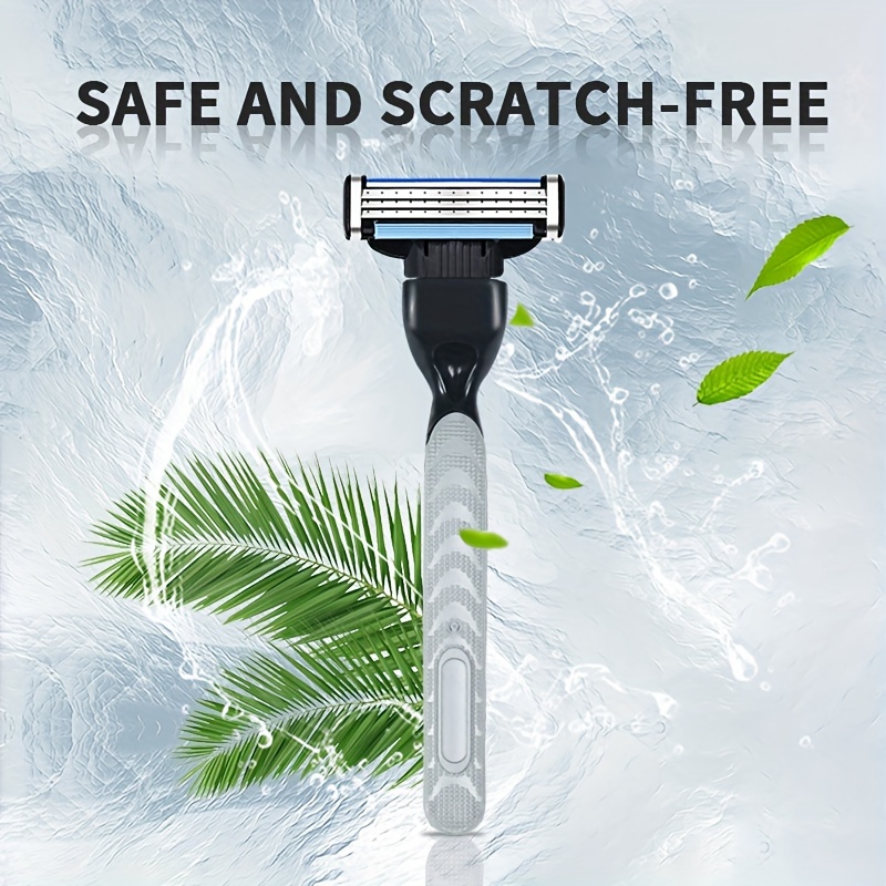 3-Layer Safety Razor Blades Set with Holder