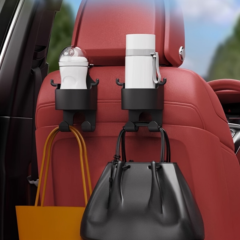 2 Stück Autositz-Kopfstützenhaken, 2 Stück Tragbare Hängende  Getränkehalter, Kohlefaser-Autoaufbewahrungshaken - Temu Germany