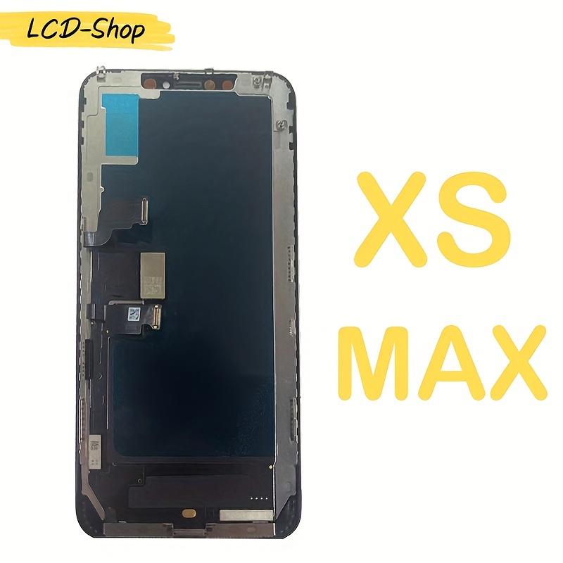 GX OLED para iPhone XS Max pantalla 3D Pantalla táctil digitalizador  Asamblea completa Pantalla LCD Color negro 6.5 pulgadas