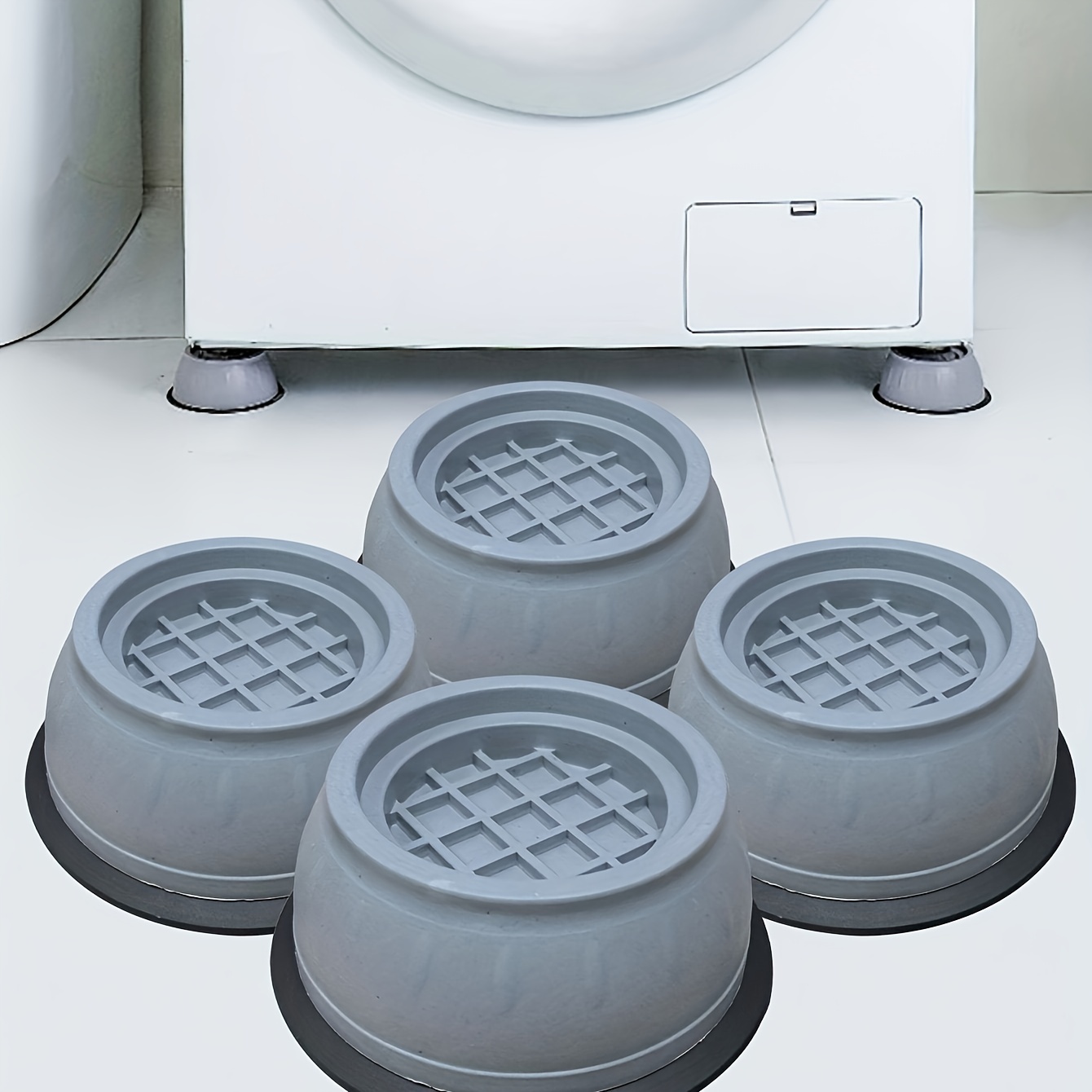 4 Stück Waschmaschinen Fußpolster Waschmaschinen Kühlschrank