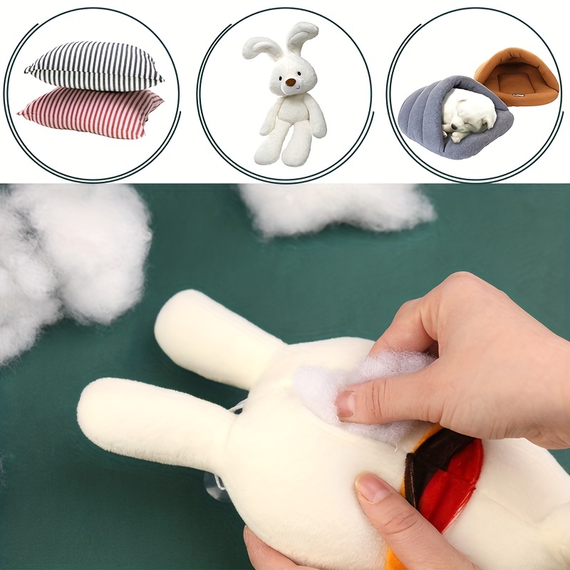 Relleno de relleno de fibra de poliéster para el cojín de manualidades de  almohada de oso de peluche Gloria Relleno de fibra de poliéster