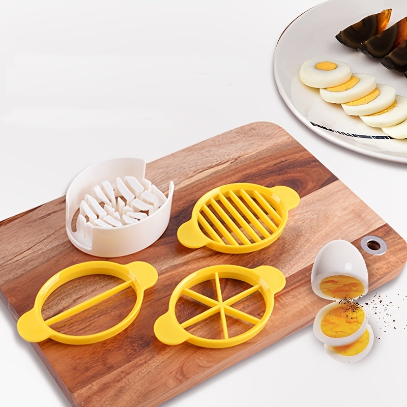 Make Creative Egg Dishes Easily With This 3 in 1 Egg Cutter - Temu