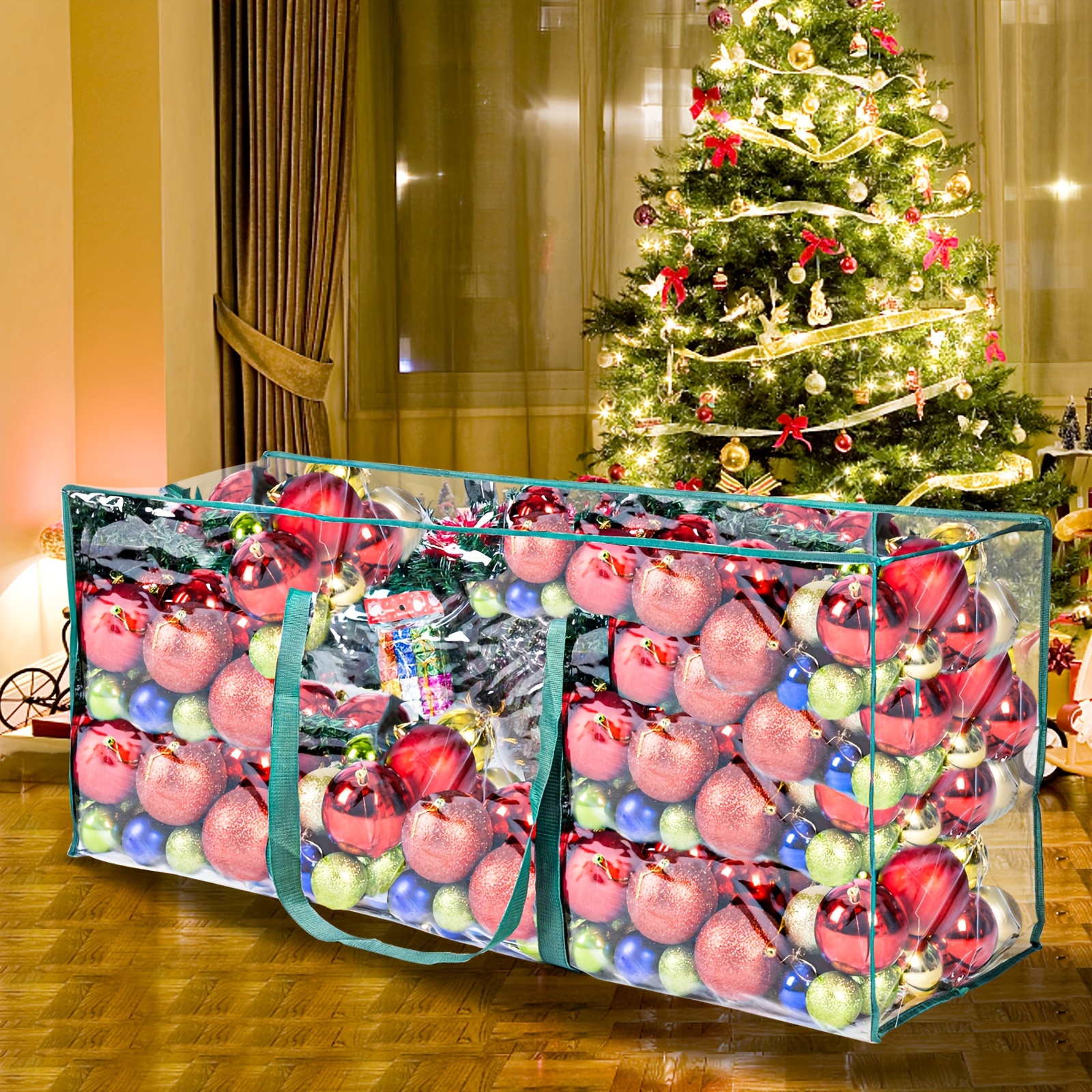 Christmas Tree Storage Bag [fits Up To Xmas Tree] Heavy Duty Extra Large  With Durable Reinforced Handles & Double Zipper, [waterproof Dust  Protectione] Christmas Tree Storage Containers, Festival Home Organization  And Storage