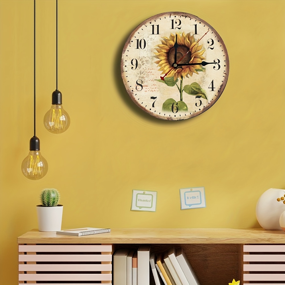 Orologi parete orologio legno silenzioso orologio casa soggiorno parete in  legno orologi home decor cucina