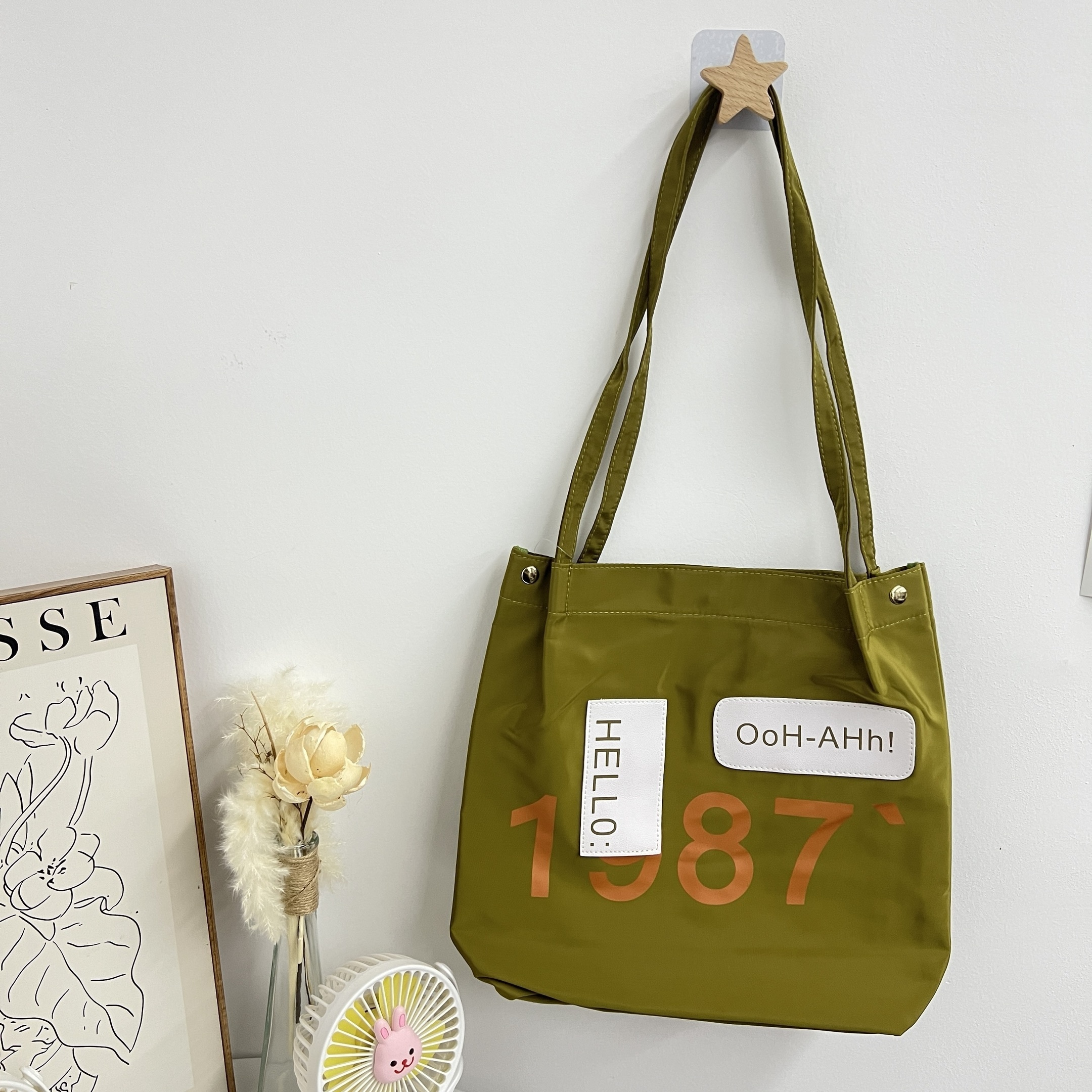 New Korean INS Mommy Bag Multifunctional Canvas Tote Portable