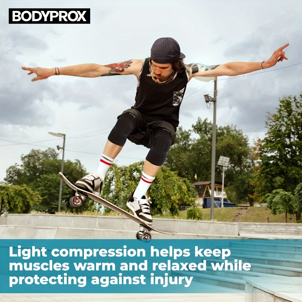  Bodyprox Protective Knee Pads, Thick Sponge Anti-Slip