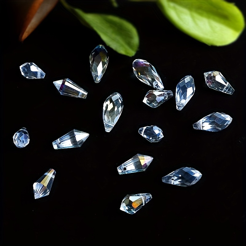 Tear Drop Crystal Beads Sizes  Tear Drop Beads Crystal Glass