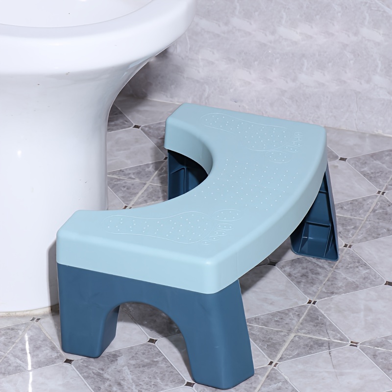 Bathroom Toilet Stool, Squatting Pit Assist Stool, Plastic