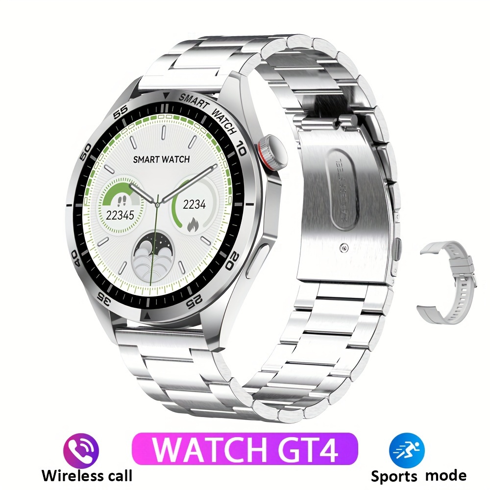 Gt4 Pro Smartwatch Fitness Impermeabile Ip68 Schermo Amoled - Temu Italy