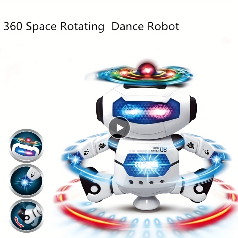 Musik Gehender Tanzender Roboter Spielzeug Kinder Blinkende - Temu