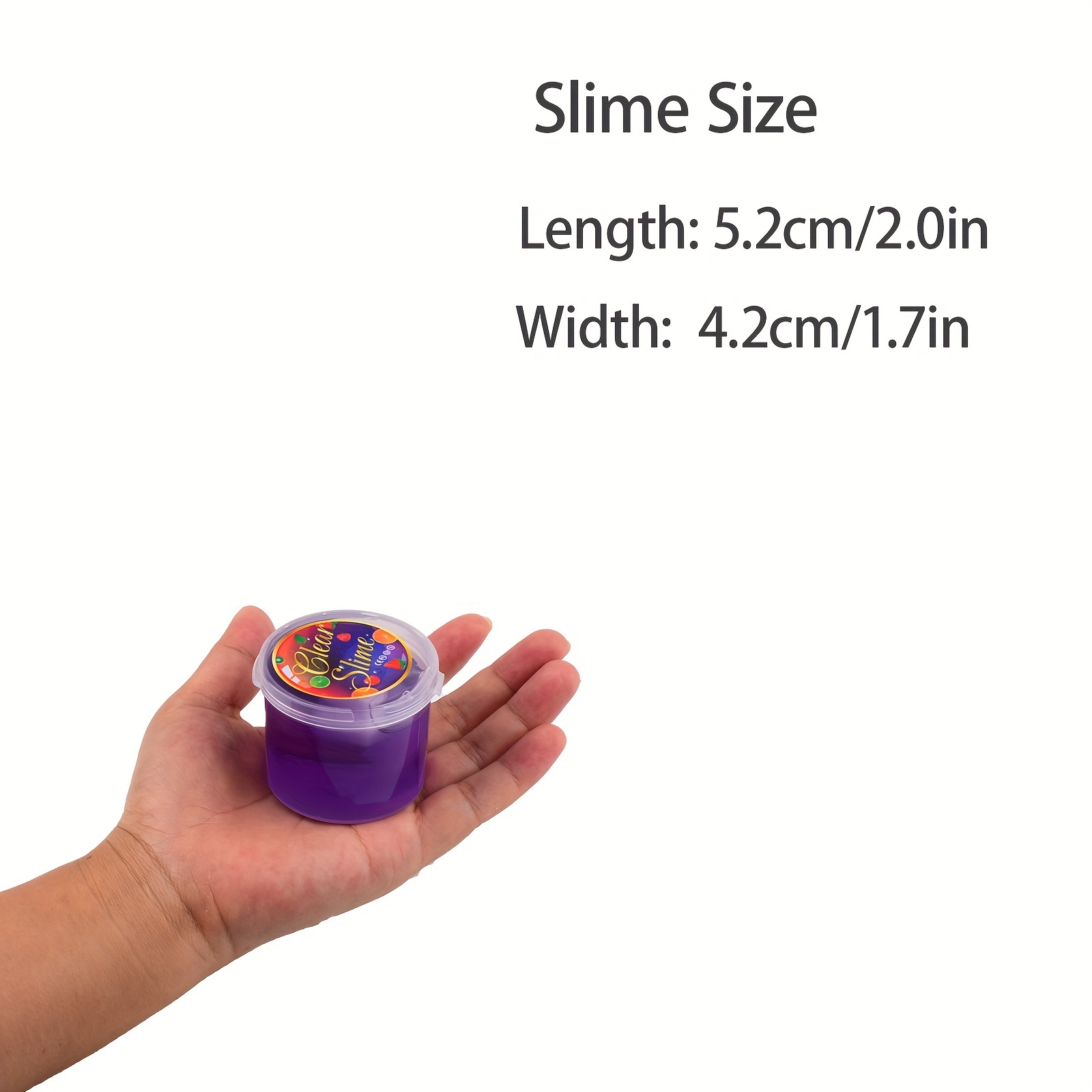 70/300ml Kit Slime Croccante 'acqua Anguria Uva E Pesca Set - Temu