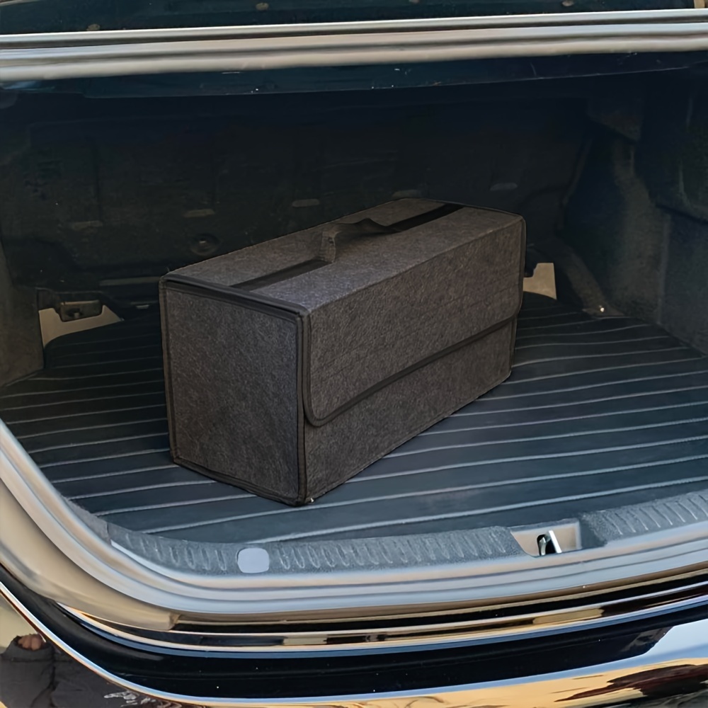 E-shop Faltbarer Auto-Kofferraum-Organizer mit großem Fassungsvermögen, robuste Aufbewahrungstasche mit verstärkten Griffen für die Organisation des