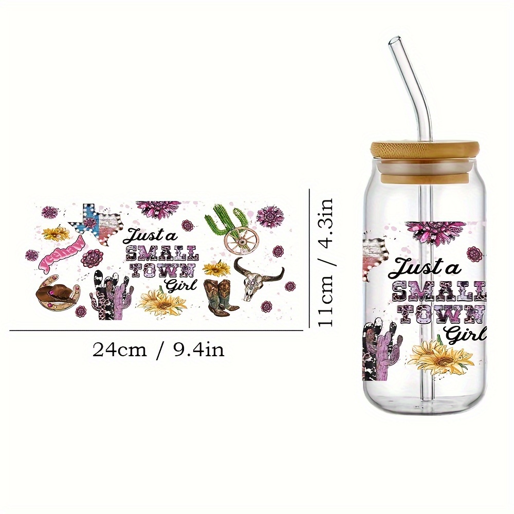 Mugs Glass Jars Stickers Halloween Diy Waterproof Transfer Sticker, Uv  Sticker, Diy Stickers For Glass Cups - Temu Italy