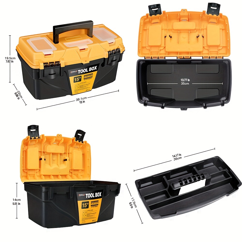 TACTIX Plastic Tool Box 15