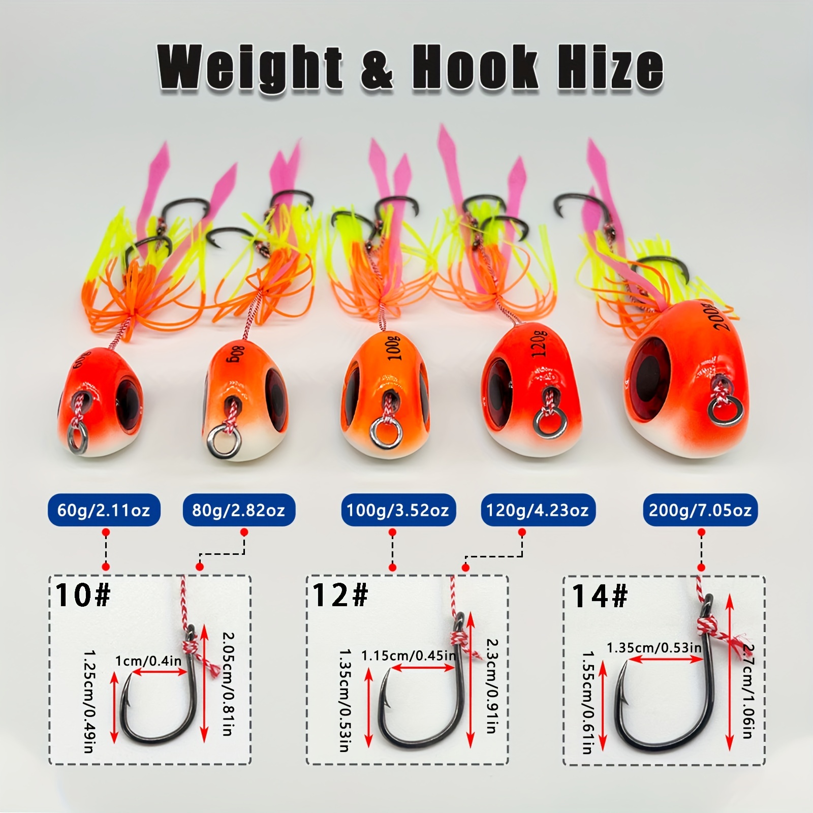 Sea Fishing Jigs 60g Tai Kabura Jig Fishing Lures Luminous - Temu