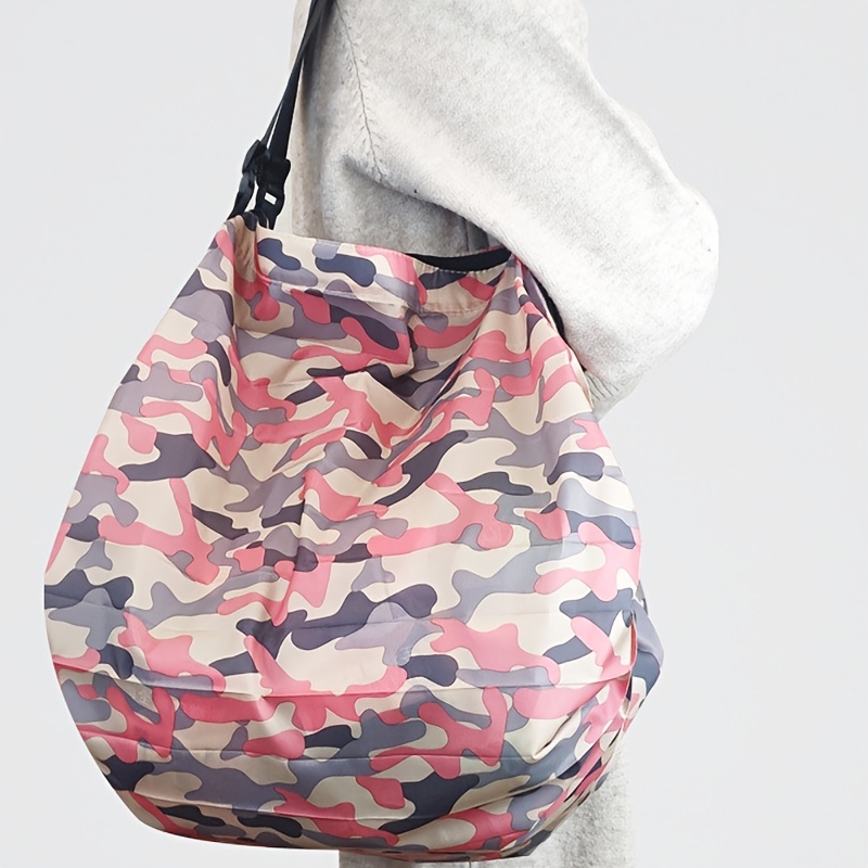 Cheap Foldable Shopping Bag Lightweight Nylon Shoulder Bag Portable Large Capacity Handbag For Travel | Our Store