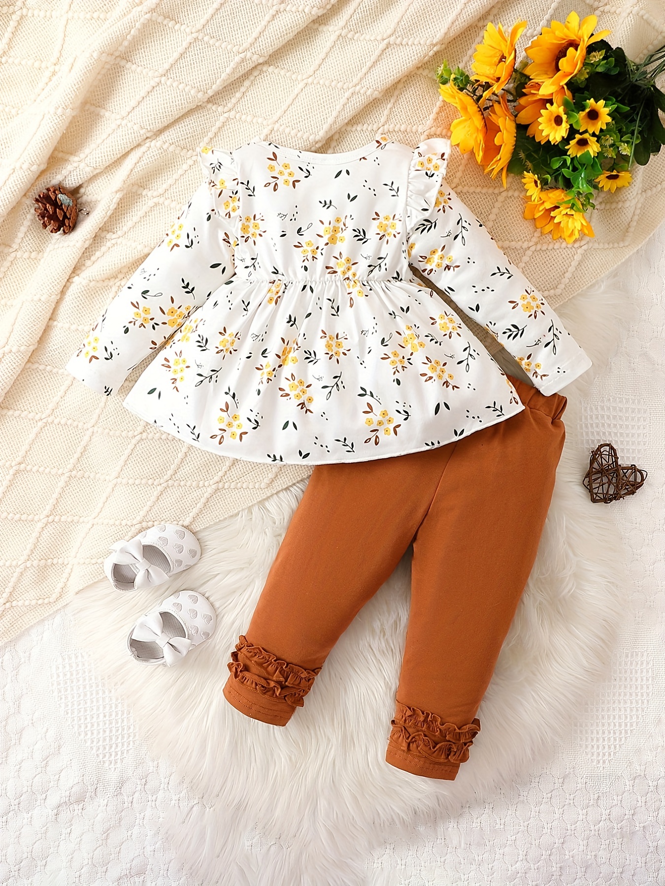 Toddler Baby Girls Cute Tunic Dress Top Stylish Ripped Jeans - Temu Belgium