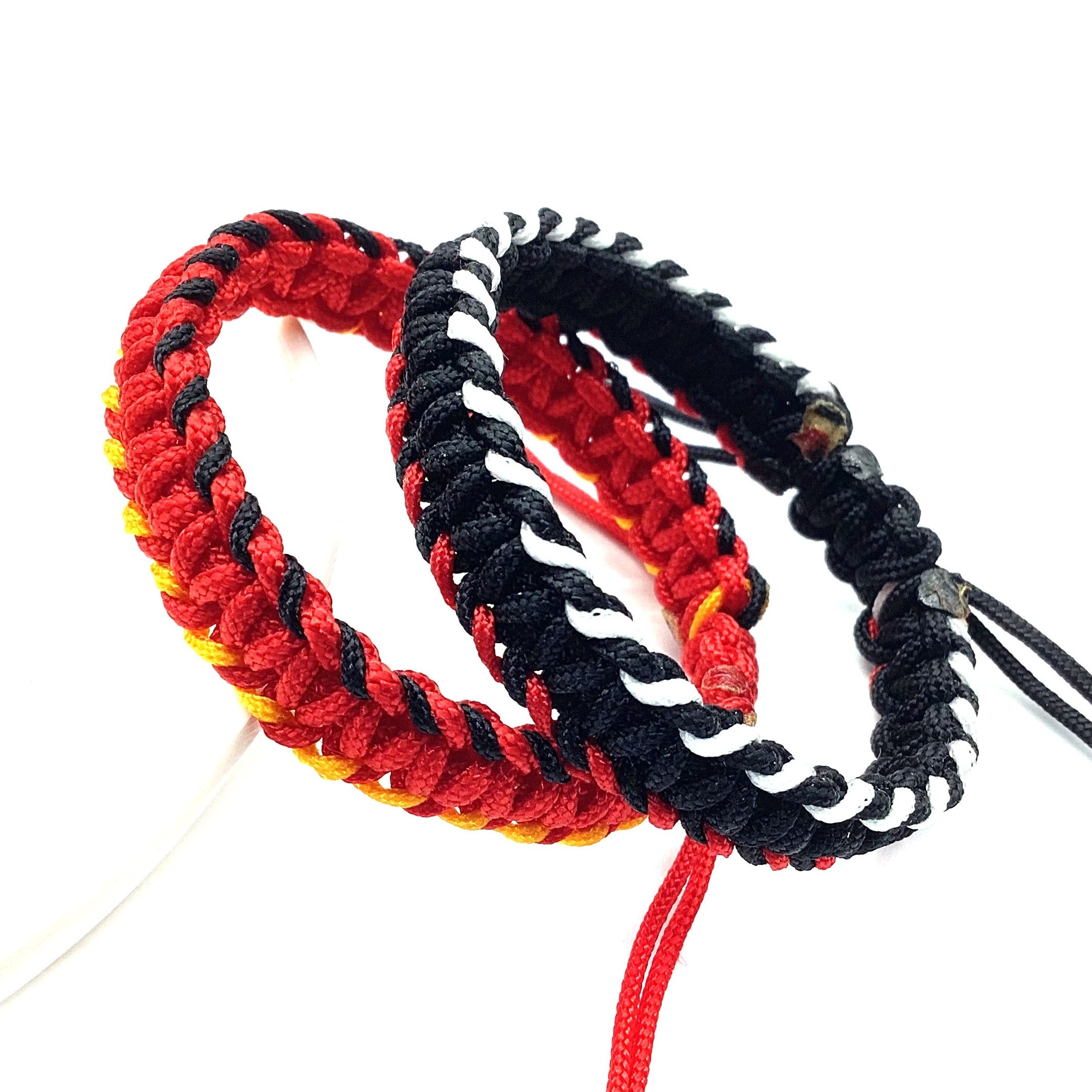 Handmade Lucky Rope Bracelets Bangles Black Red Thread - Temu