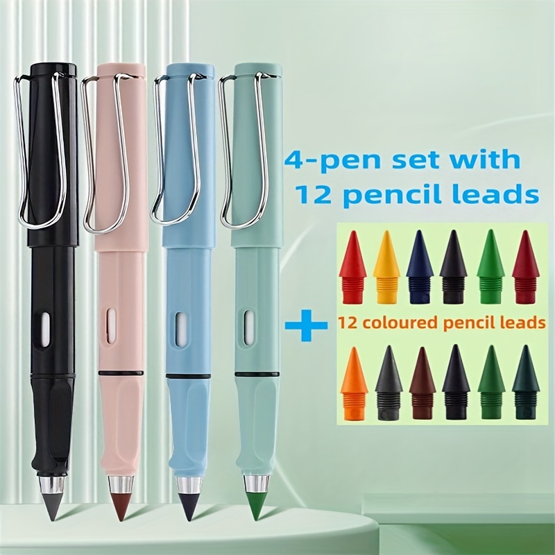 Color Pencils Colored Eternity Pencil 12 Colors Erasable - Temu