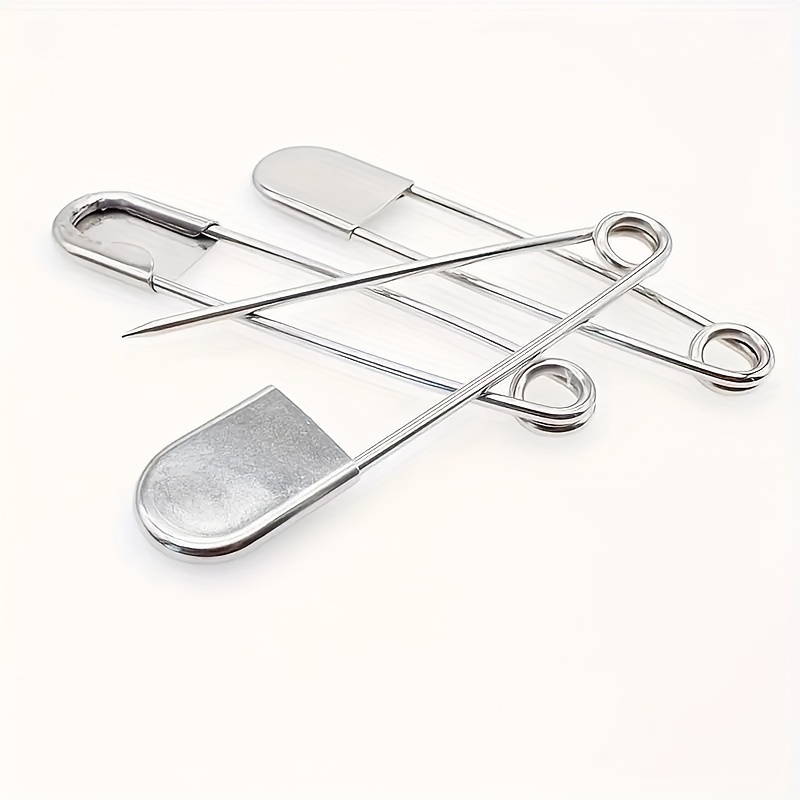 Large Steel Safety Pins Heavy Duty Safety Pins For Blankets - Temu United  Arab Emirates