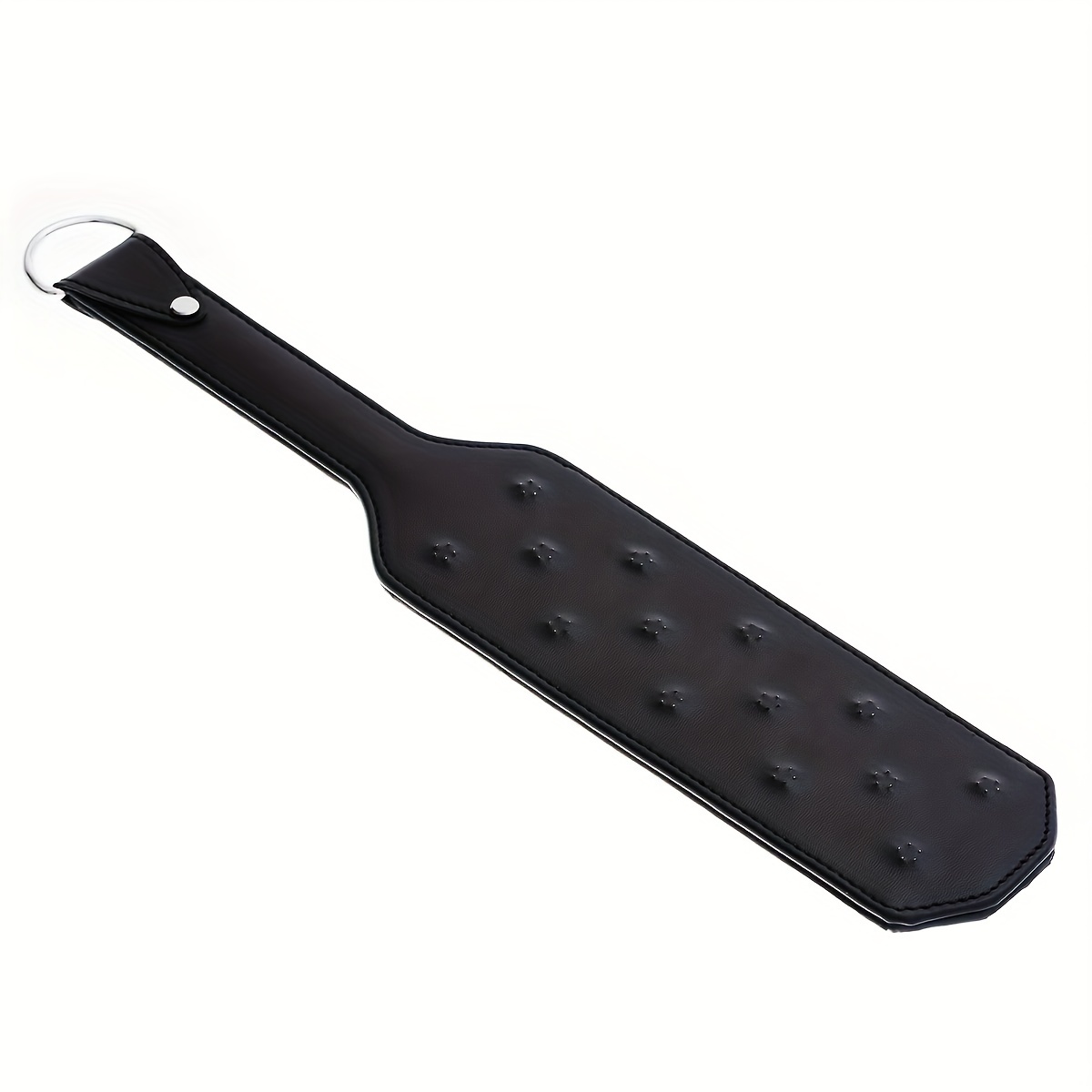 Studded Spanking Paddles BDSM Sex Toy Faux Leather Slapper For Sex