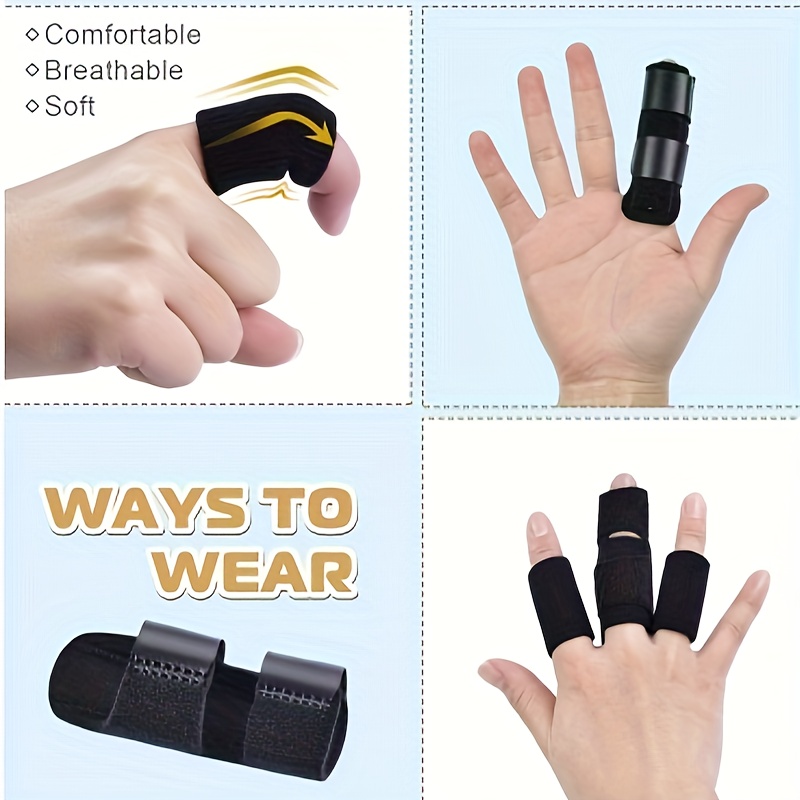 Adjustable Magic Sticker Sports Finger Sleeve Fixed - Temu