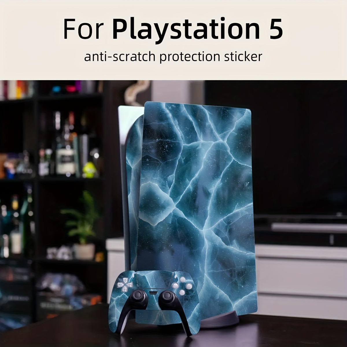Autocollant Stickers de Protection pour Console Sony PS5 Edition
