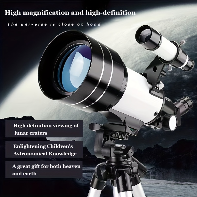 30070 Télescope astronomique Observation des étoiles Image positive Haute  puissance Haute Définition Étudiant adulte Cadeau de haute puissance