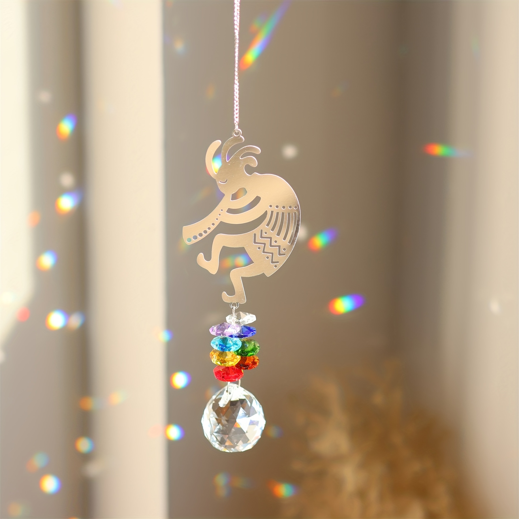 Crystal Catcher Hanging Window Suncatcher Decoration Indoor - Temu