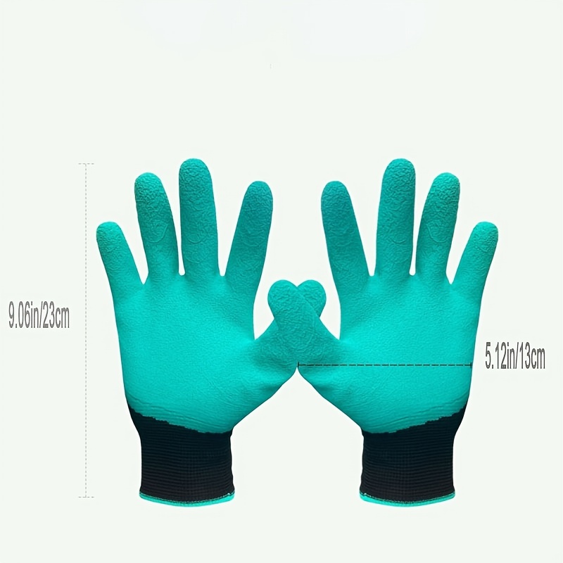 Guantes de jardín para mujer, 3 pares de guantes de jardín de punto con  estampado floral, guantes de trabajo para mujer MFZFUKR CPB-US-DYP741-2