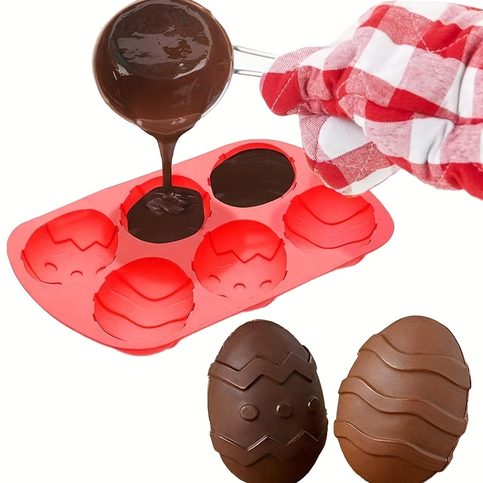 Easter Bunny Silicone Eggs Chocolate Cake Soap Small Ice Trays for