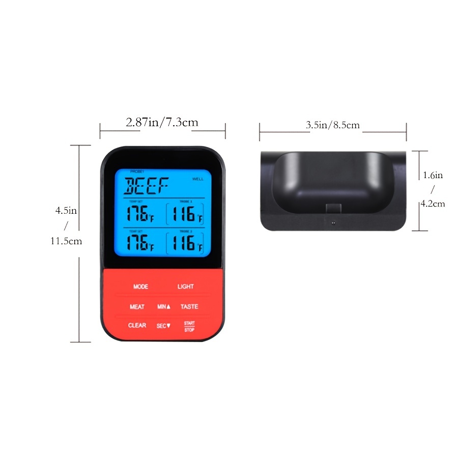 Meat Thermometer Instant Read Coffee Probe Thermometer For Milk Deep Fry  Bbq - Household Thermometers - AliExpress