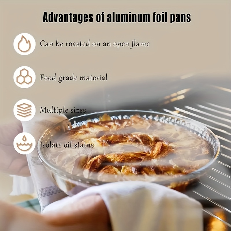 Mini Aluminum Foil Cupcake Baking Cups with Lids (40pcs, 5oz