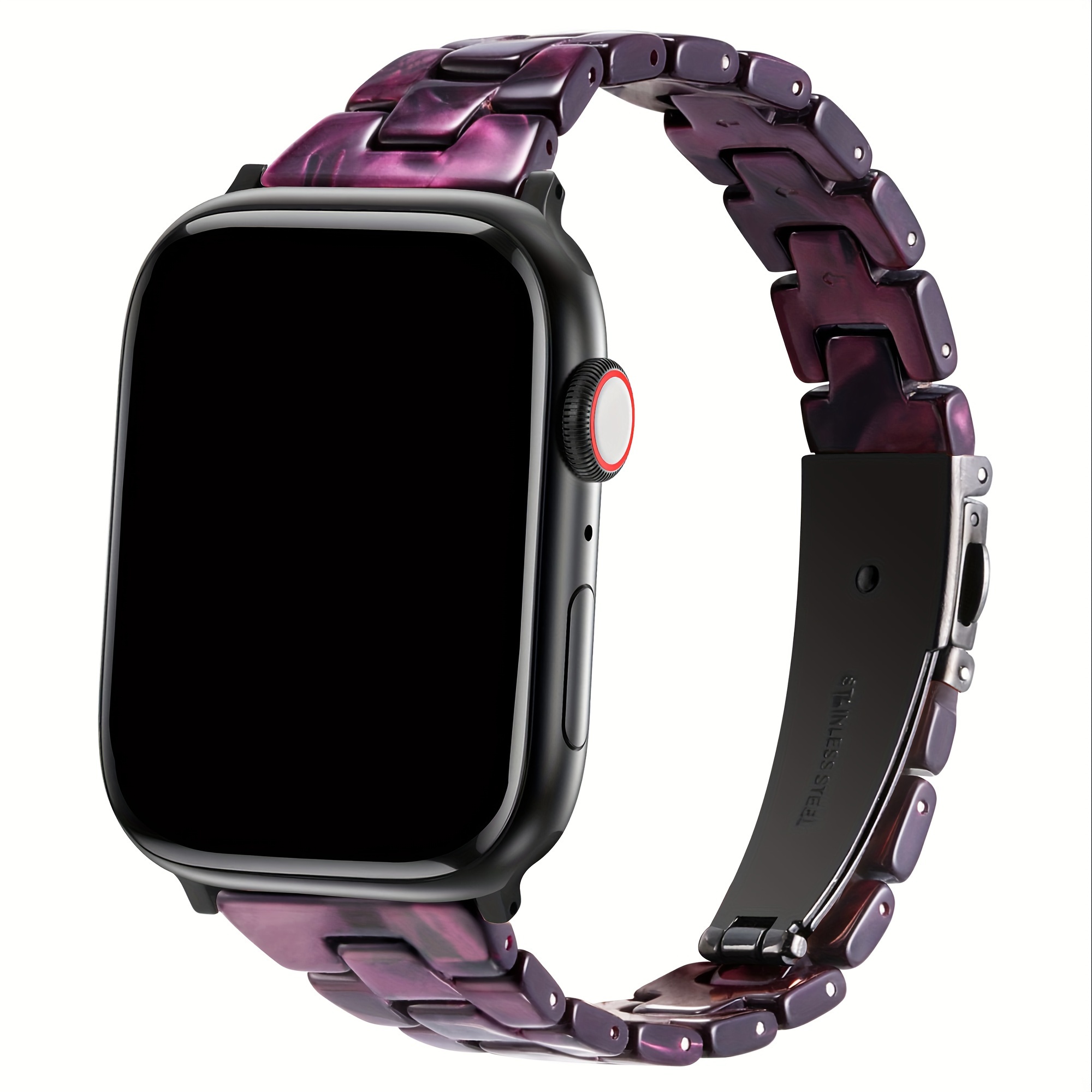 Resin Strap For Apple Watch Band Ultra 49mm 8 7 41 45 44mm 40mm