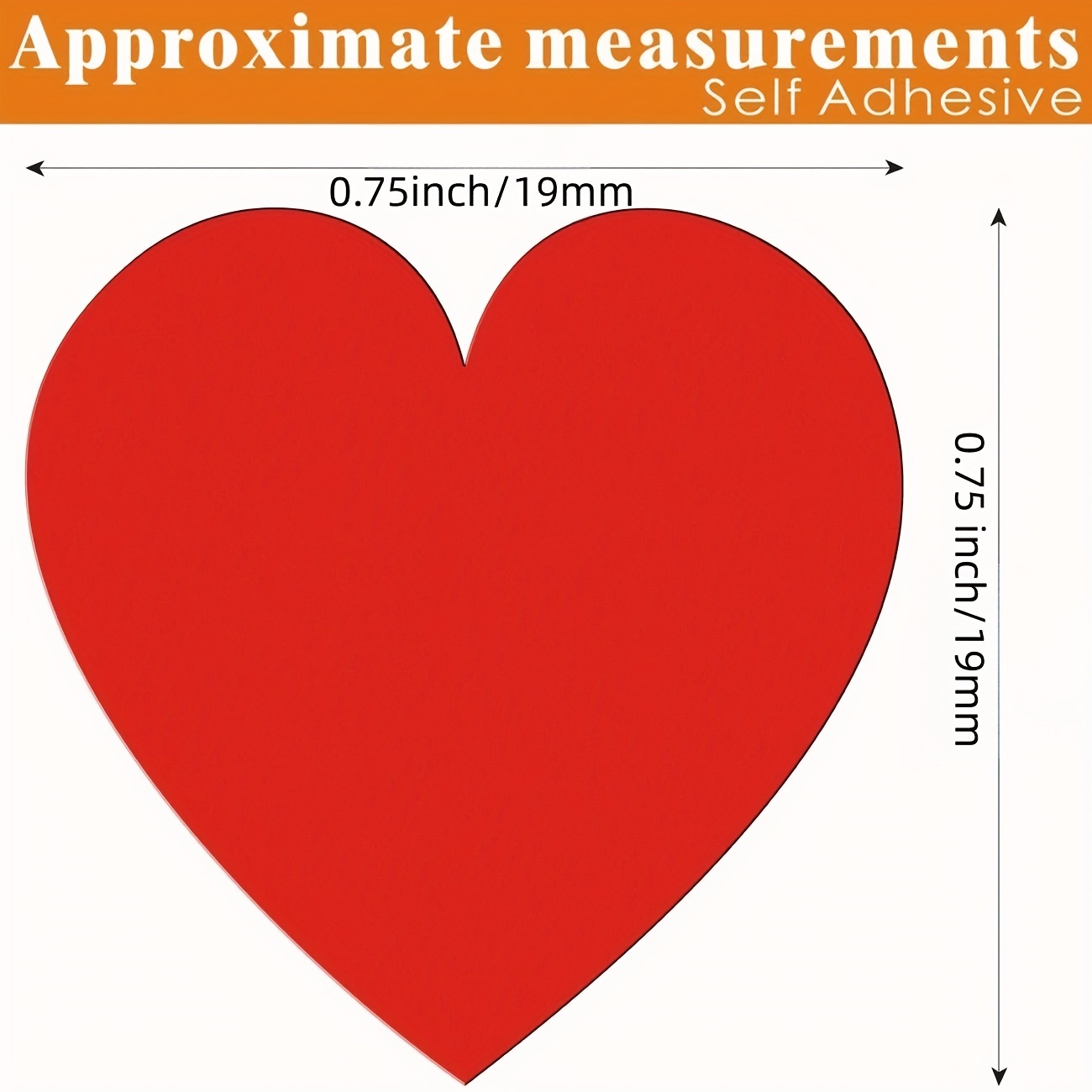 700 Colored Heart Dot Stickers Sticky Dots Coding Labels 10 Styles