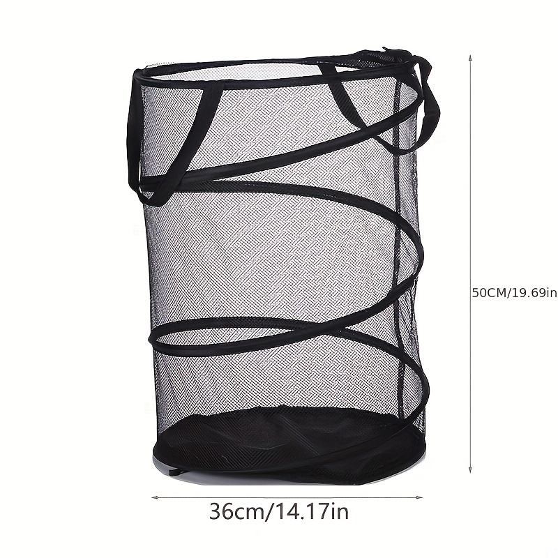 1pc Panier À Linge, Grand Seau De Rangement Cylindrique Pour