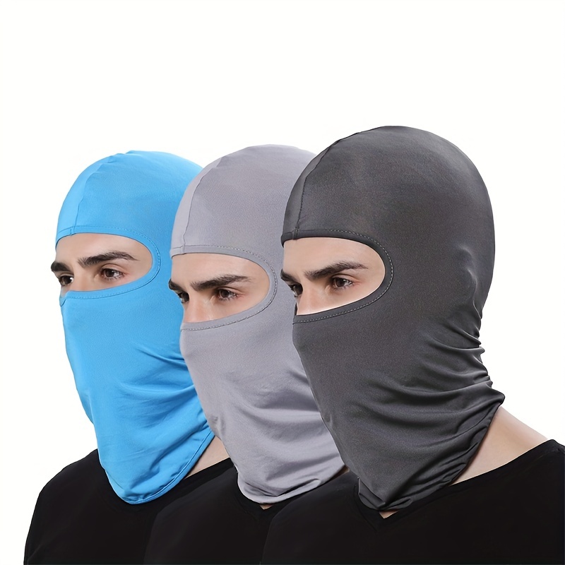 Sun Protection Balaclava Men Windproof Elastic Face Cover - Temu