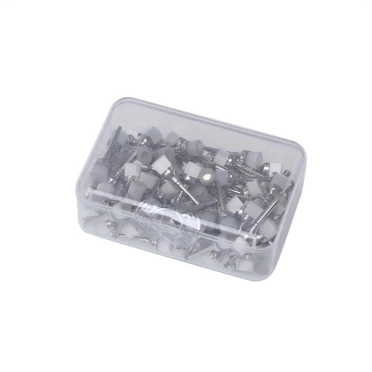 100pcs Nylon Polishing Brushes With Colorful Handles - Low-speed Buffing & Sanding Tools For Bowls, Pots, And Metal Surfaces