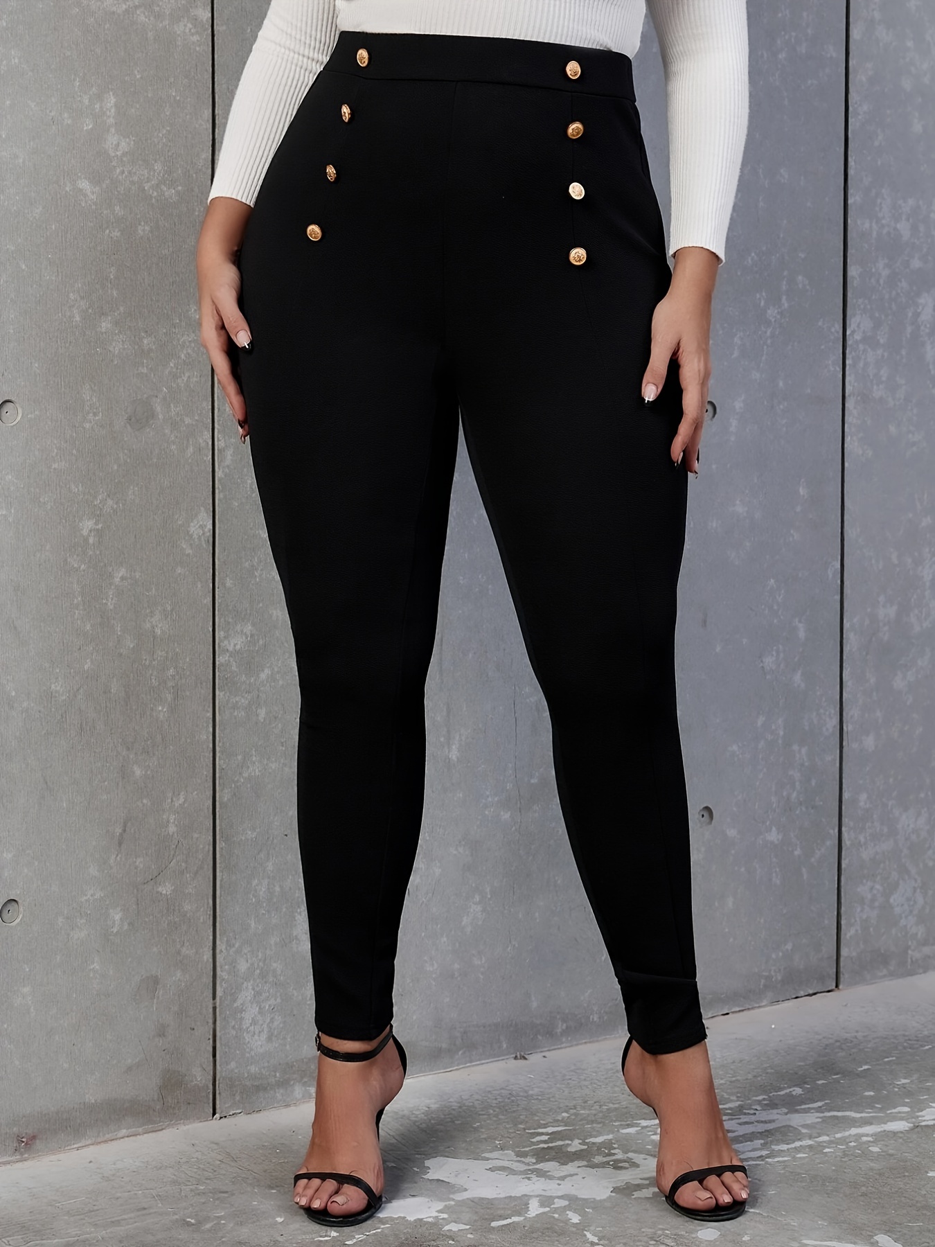 High Waisted Pants For Women, Plus Size