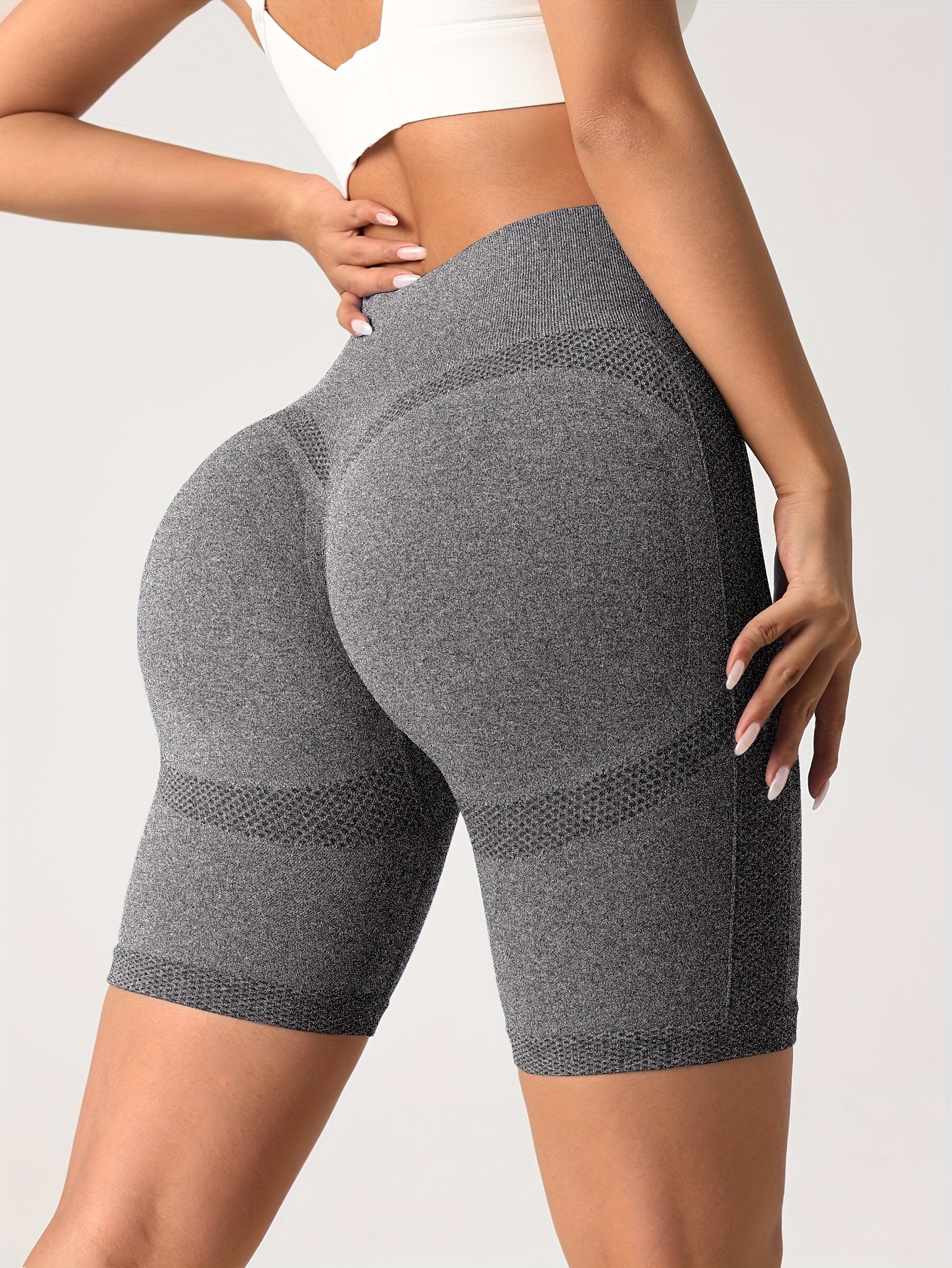 Seamless Yoga Shorts (High Waist Booty Enhancer) – Linions