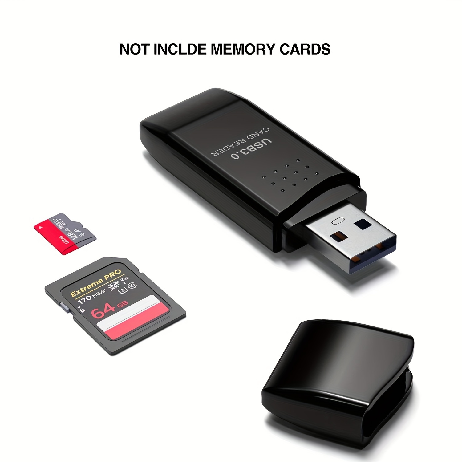 ORICO 4 In 1 USB 3.0 USB C Memory Card Reader SD TF CF MS Compact
