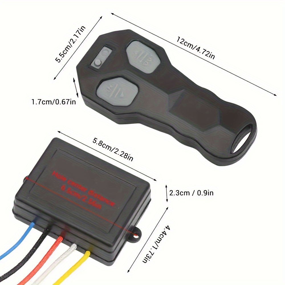 9-30V Sistema Di Controllo Del Verricello Elettrico Relè Accessori Per Auto  Telecomando Wireless