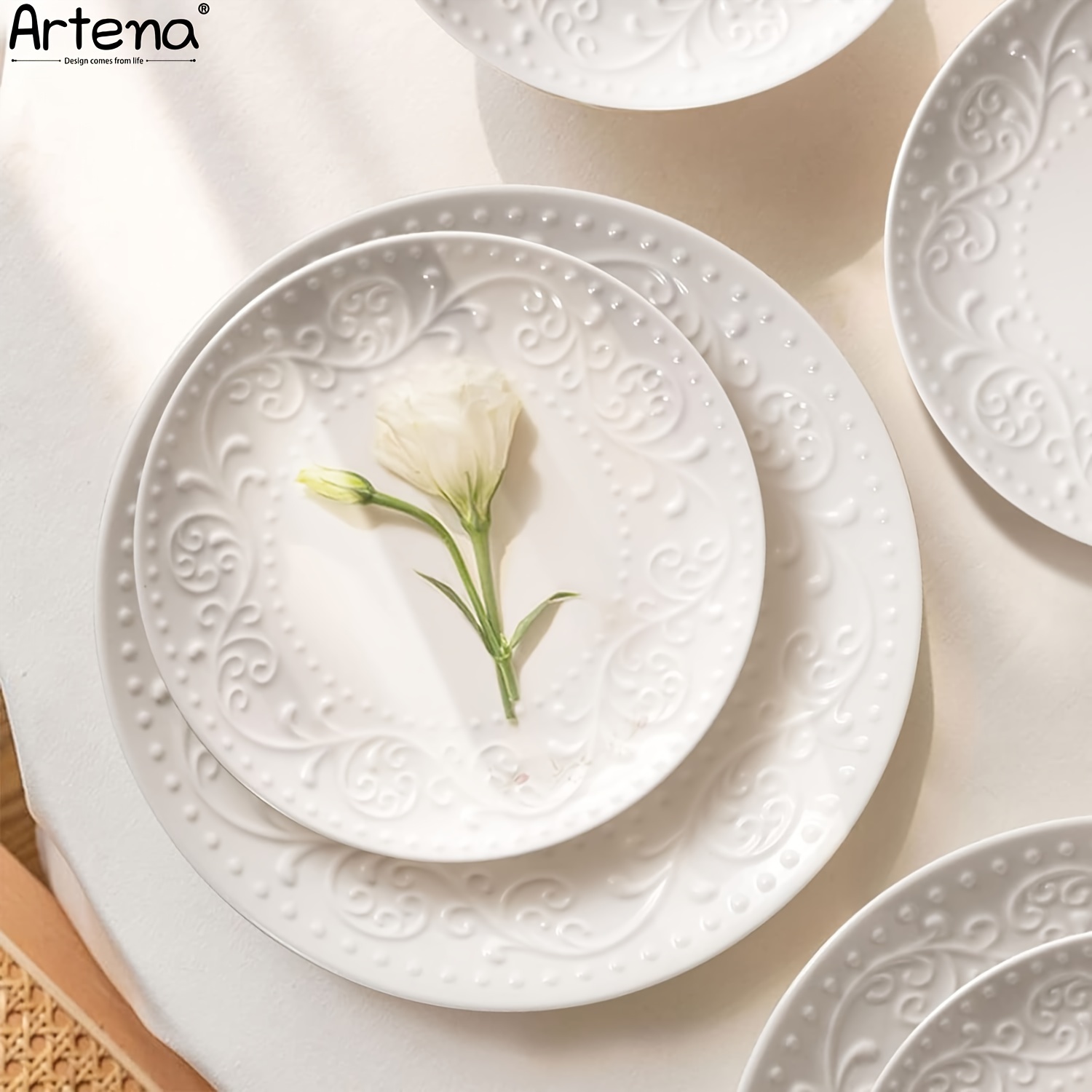 Platos decorativos de cerámica con foto personalizada, platos con soporte  de exhibición, placa decorativa de porcelana de hueso personalizada con