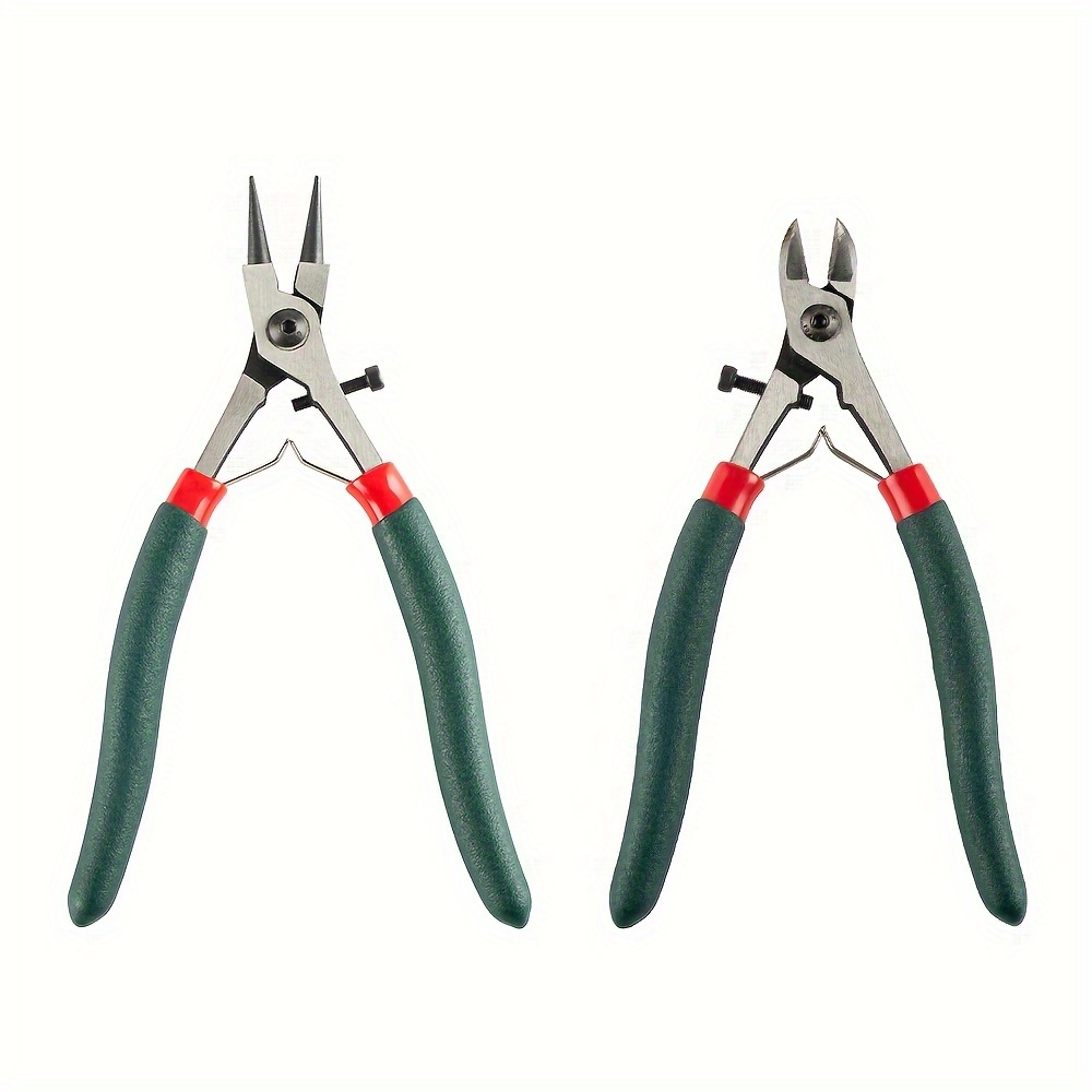  Nylon Flat Nose Pliers, Pliers Head Stepped Round Mouth Design  Bail Making Pliers 3 Types Flat Nose Nylon Pliers for Making Coils with  Various Wires : Arts, Crafts & Sewing