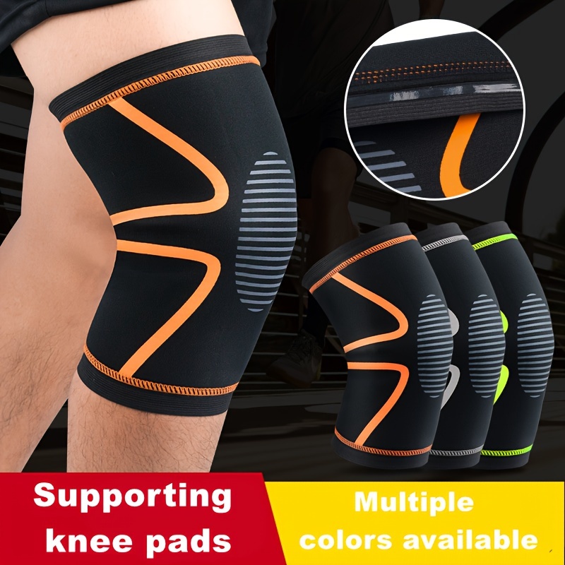 Leg Compression Sleeves, Cantop 2 Pcs Strengthen Honeycomb Knee Pads  Antislip Basketball Leg Sleeves for Basketball Volleyball