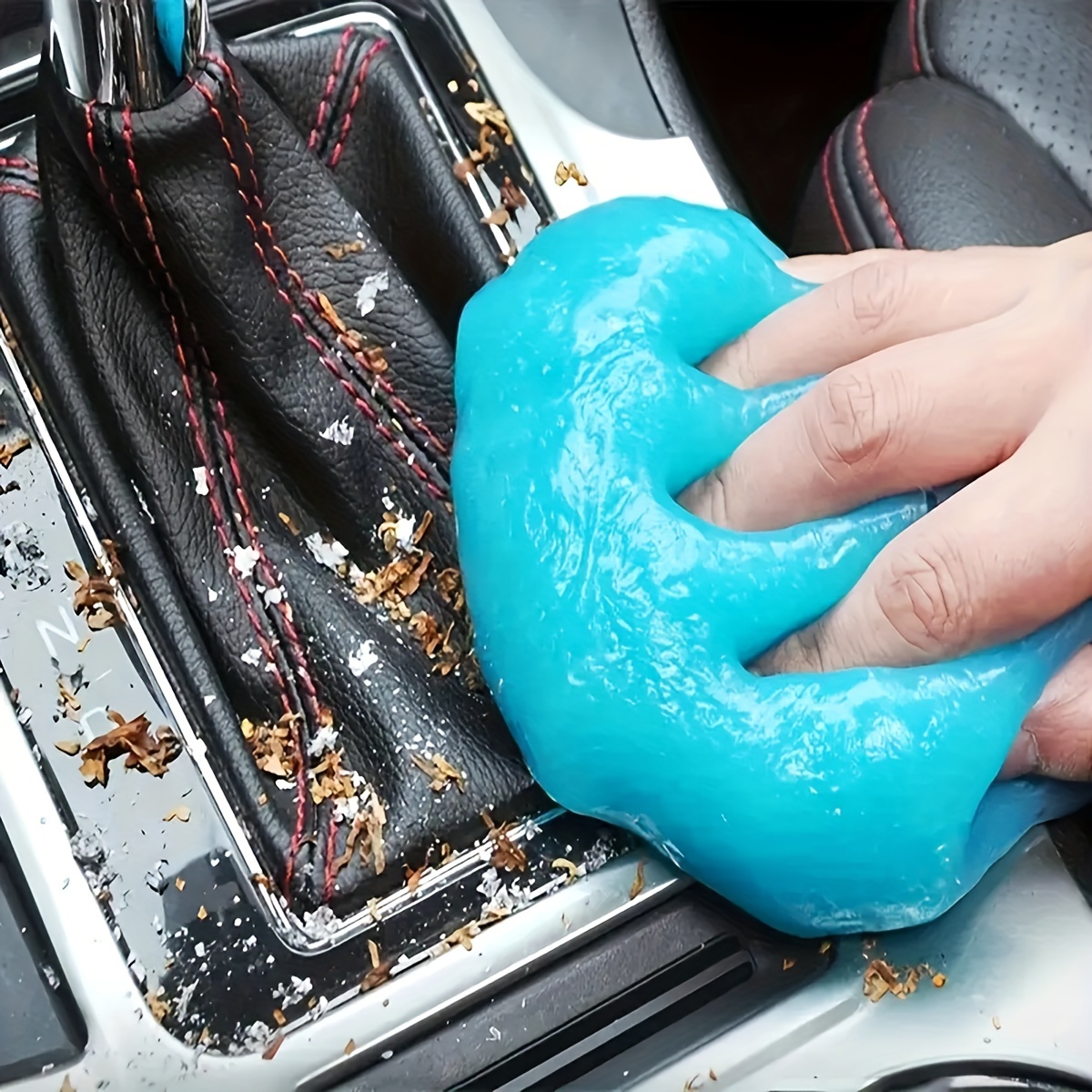 1pc Car Cleaning Gel Reusable Keyboard Cleaner Gel Air Vent Dirt Tool Automobile  Slime Removal Dust
