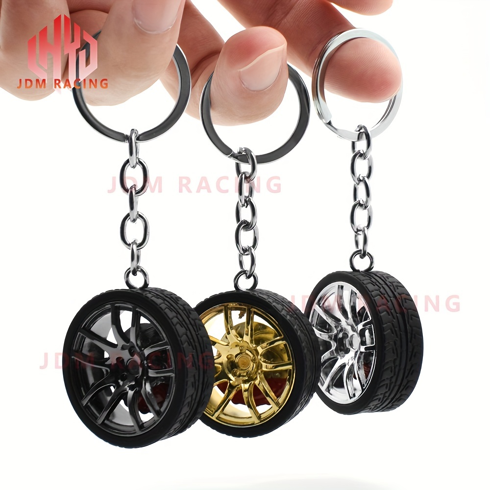 Personalised Car Wheel Keyring By Me and My Car