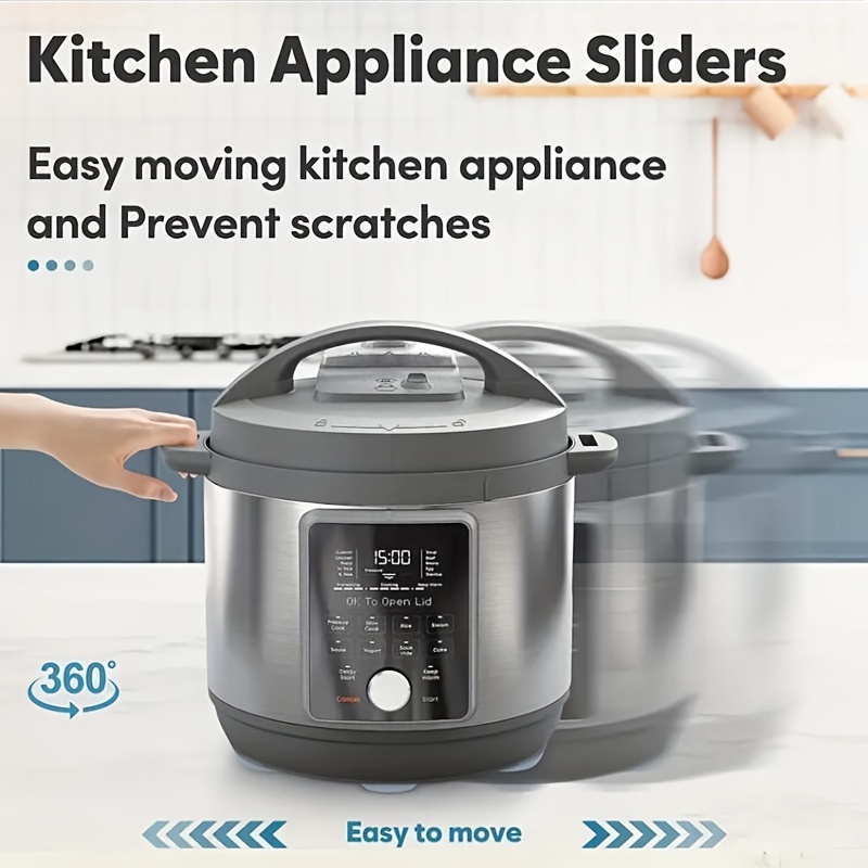Appliance Sliders for Kitchen Appliances, DIY Teflon Coffee Maker Slider,  12