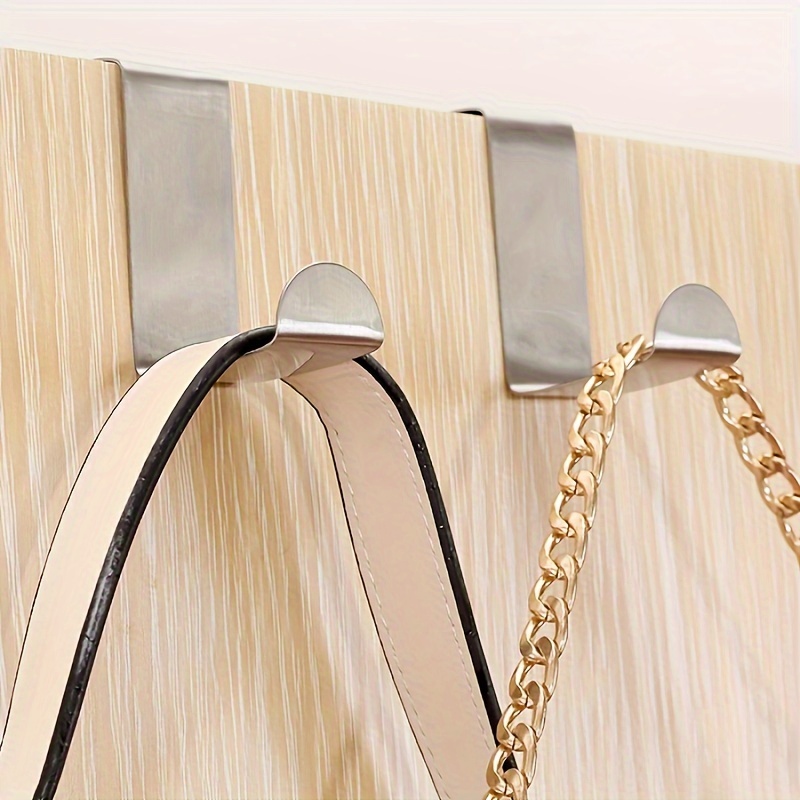 Stainless Steel Z shaped Hooks Easy Install Door Flat Hooks - Temu