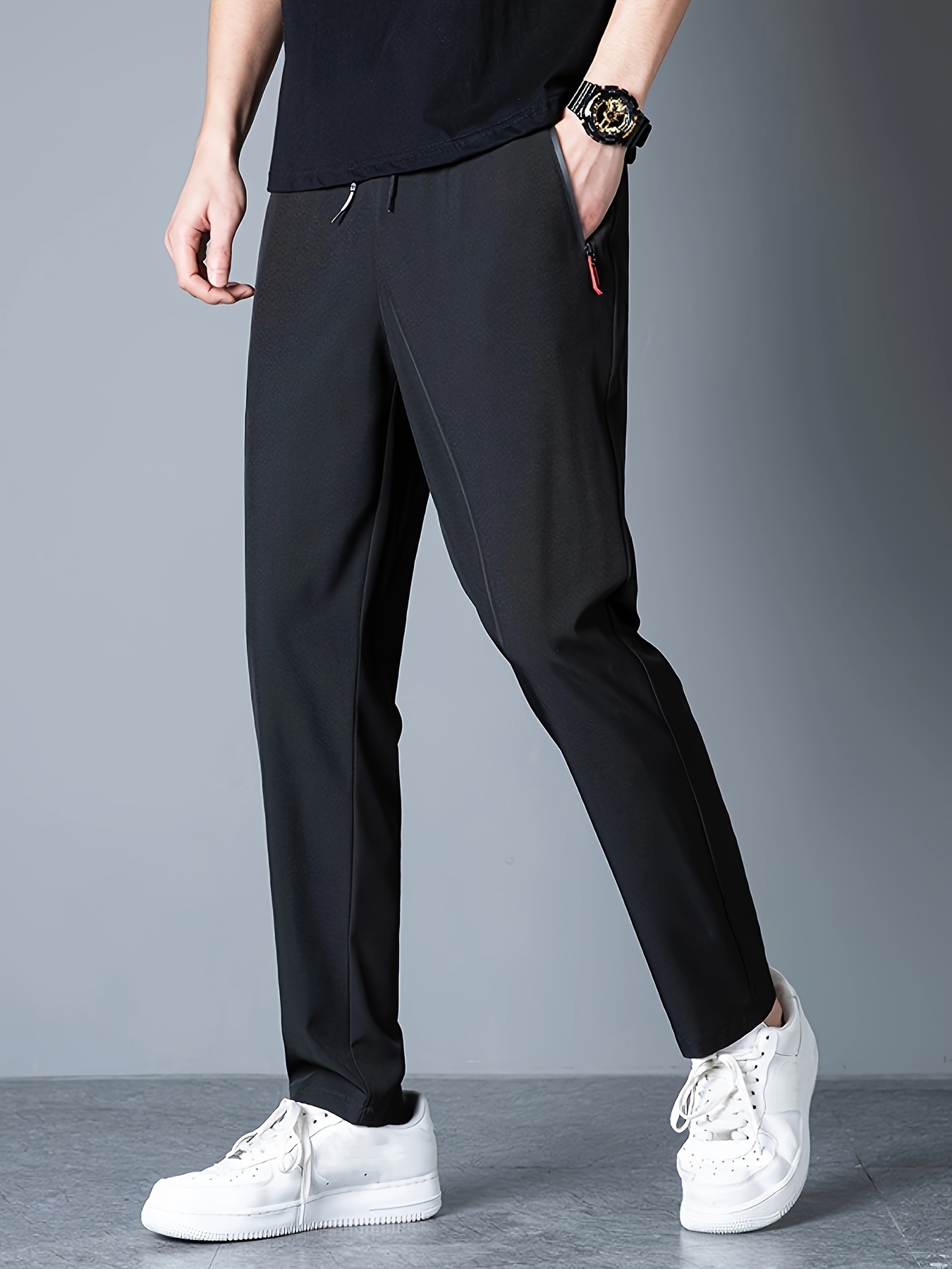 Men's Stretch Capri Sports Pants Activewear Lightweight - Temu